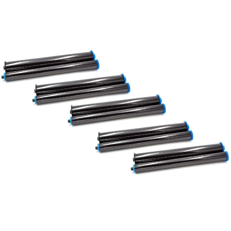 Vhbw - 5er-Pack Thermo-Folien kompatibel mit egt Galeo 1000, 1500, 1600, 2000 Fax-Drucker - Kompatible Thermorollen 30m ohne Chip