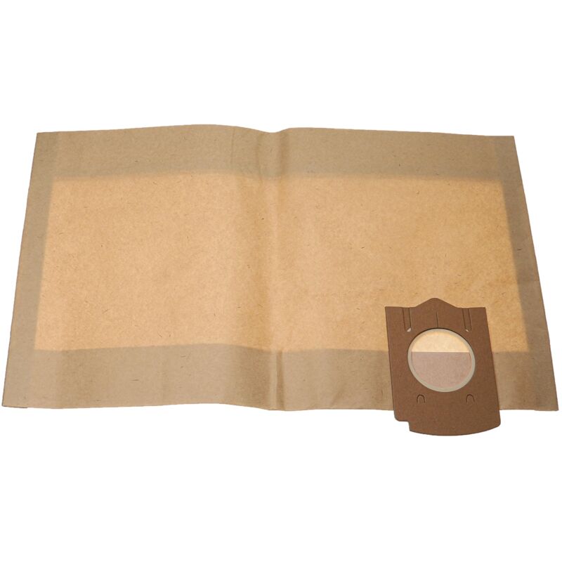 5x Vacuum Cleaner Bag Replacement for Bosch 2605411061, 3165140073615 for Vacuum Cleaner, 50 cm x 30 cm, Brown - Vhbw