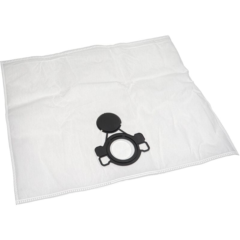 Vhbw - 5x Vacuum Cleaner Bag Replacement for Nilfisk 107419591, 302004000, 302004004 for Vacuum Cleaner - Microfleece, 27 cm x 21.5 cm White