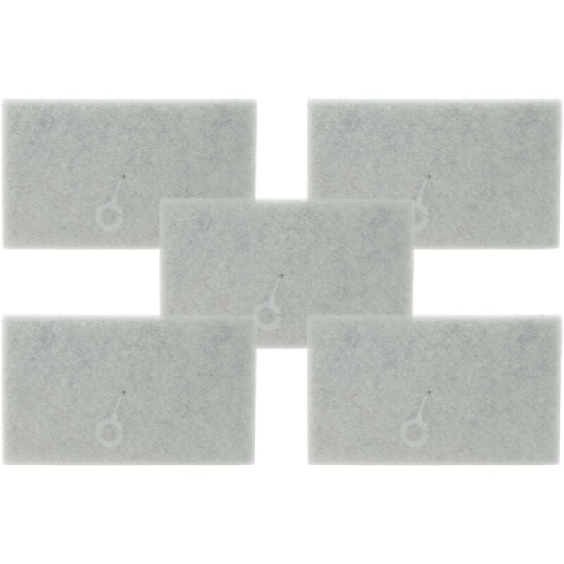 Vhbw - 5x Vacuum Cleaner Filter compatible with Philips 2000 Series XB2022/01, XB2023, XB2042, XB2062, XB2122, XB2123 Vacuum Cleaner - Foam Filter