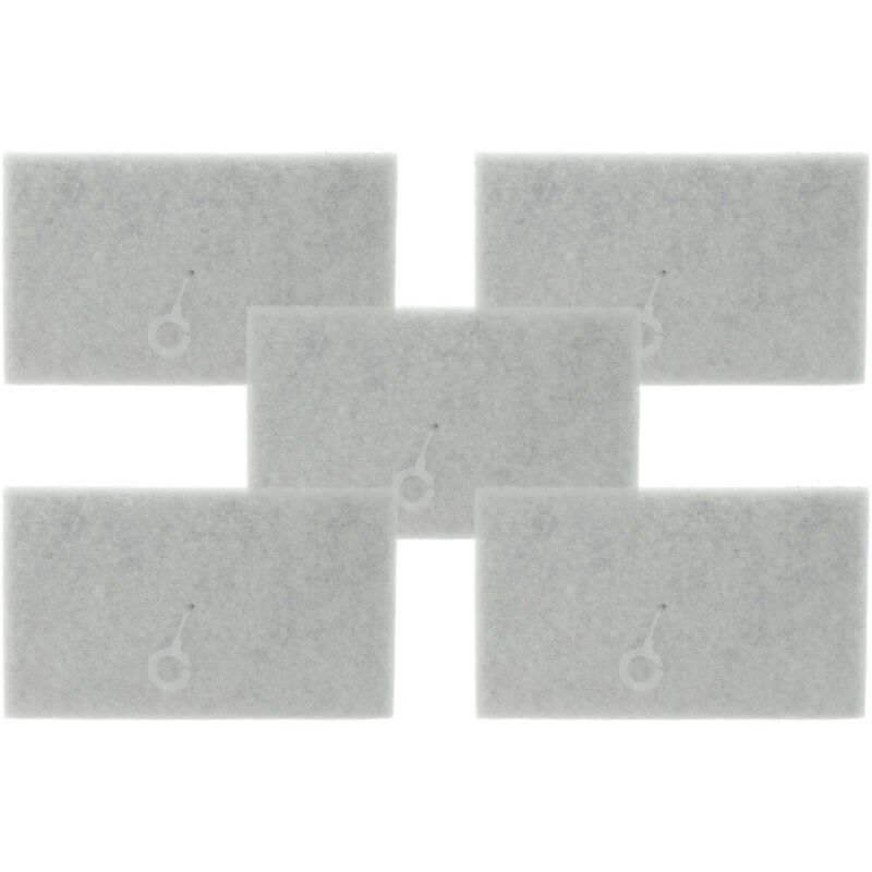 Vhbw - 5x Vacuum Cleaner Filter compatible with Philips 2000 Series XB2125, XB2140, XB2142 Vacuum Cleaner - Foam Filter