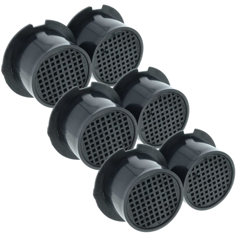 Vhbw - 6x Air Filter Replacement for Miele 5466530, 9447050, bosch for Fridge - Activated Carbon