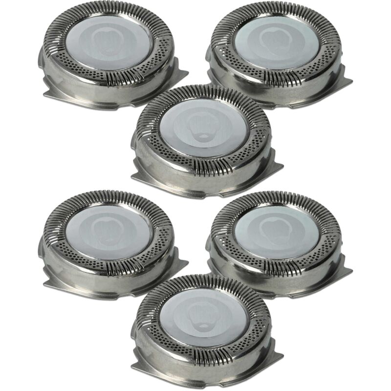 vhbw 6x cabezales de repuesto compatible con Philips HQ8825, HQ8875, HQ8870, HQ8865, HQ8835, HQ8830, HQ8850, HQ8845 máquina de afeitar