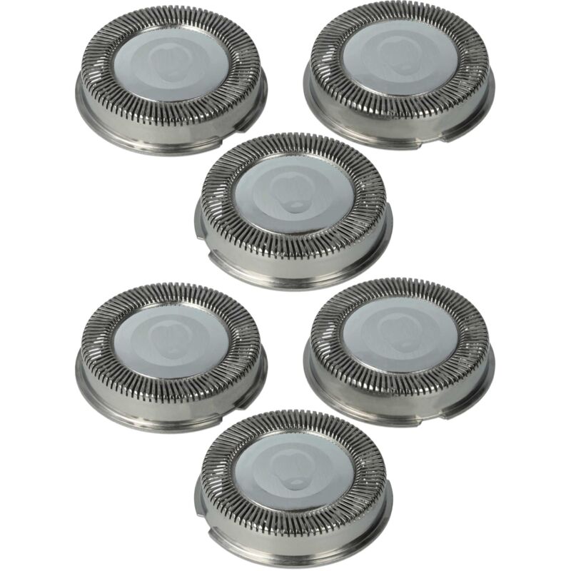 vhbw 6x cabezales reemplaza Philips HQ30 para máquina de afeitar