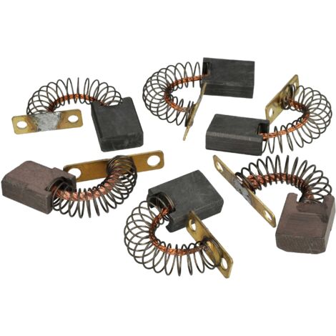 vhbw 6x escobilla 9 x 19 x 24 mm Compatible con Kärcher 1.246-004.0, 1.246-008.0, 1.246-007.0, 1.246-006.0, 1.246-005.0 barredora + resorte