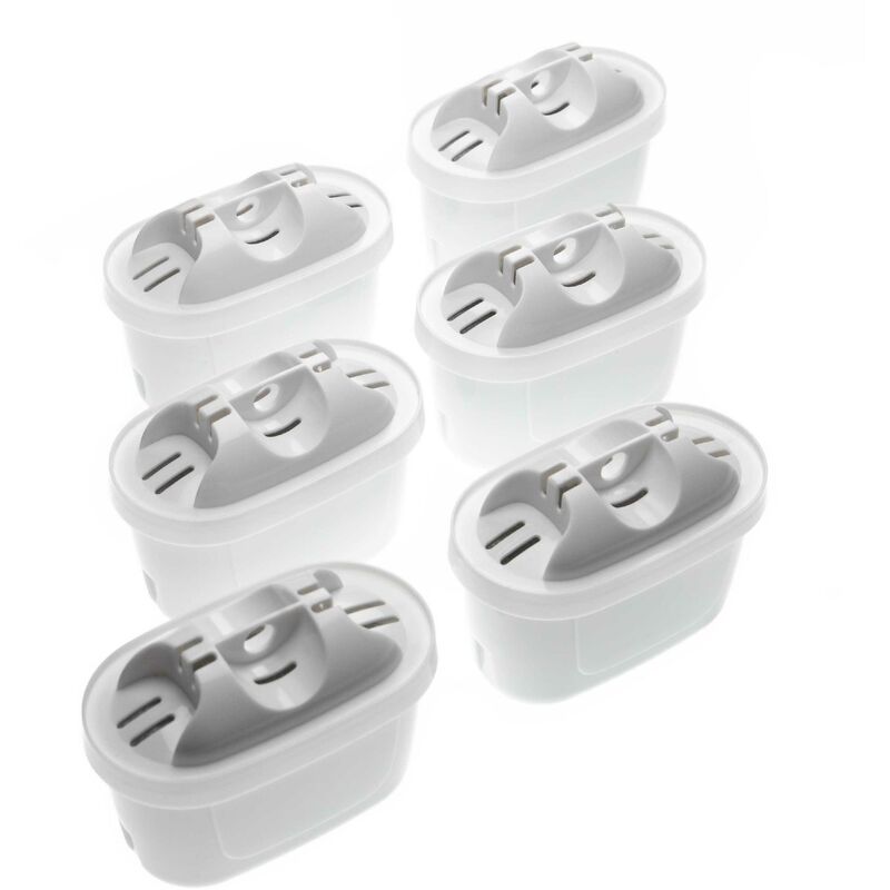 6x filtro de agua compatible con Lauson awf 102 jarra con filtro, jarra de agua - Vhbw