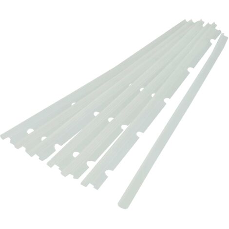 vhbw 6x lamine in gomma compatibile con Neato BotVac 80, BotVac 85 aspirapolvere, robot aspiratore - Set di lamelle incl. tergivetro, bianco