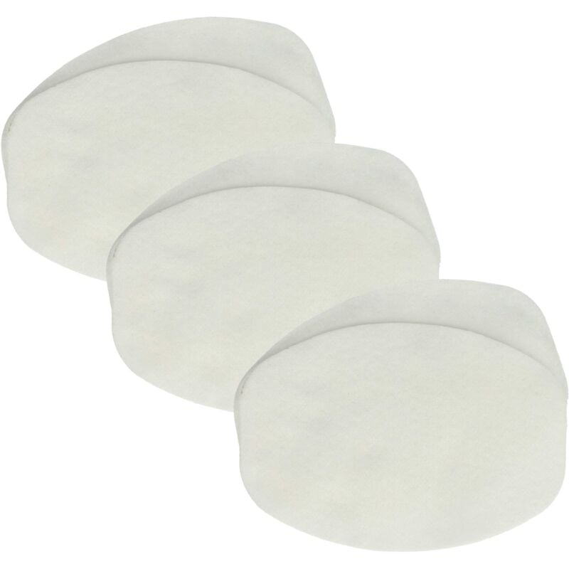 Vhbw - 6x Micro Hygiene Filter Replacement for Nilfisk 11693700, 11641000 for Vacuum Cleaner - Air Filter White