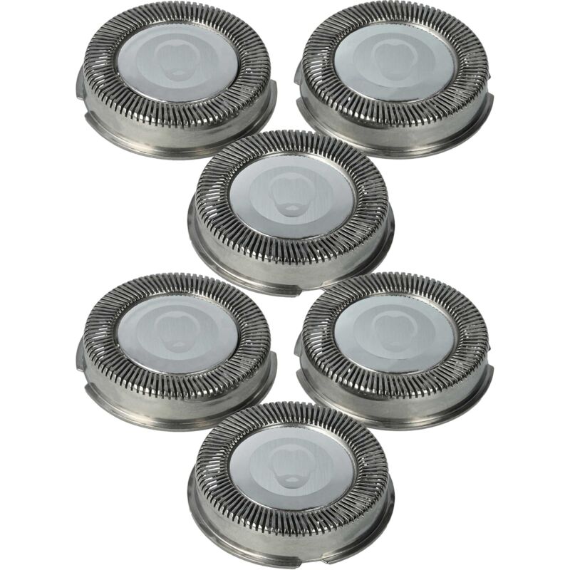 6x Têtes de rasoir remplacement pour Philips HQ4 pour rasoir électrique - Vhbw
