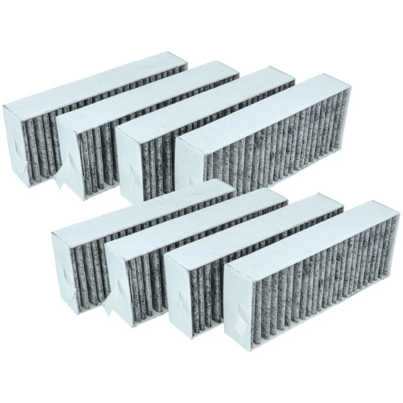 vhbw 8x Activated Carbon Filter compatible with Bosch Series 6/8 PXX895U60, PXX895D66E Extractor Hood