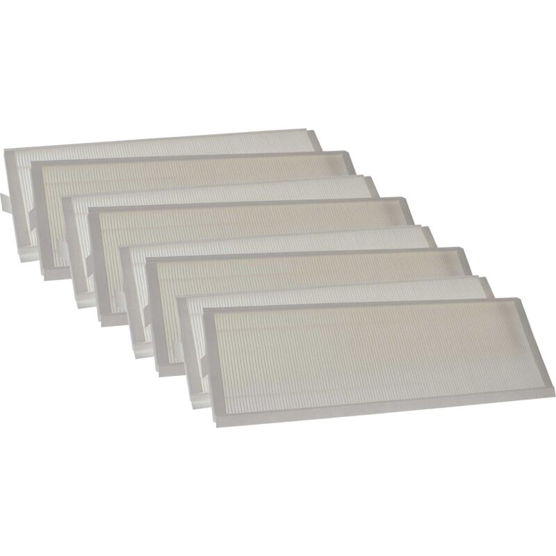8x Filtres compatible avec Zehnder ComfoAir Q350 tr, Q350 appareil de ventilation - Set de filtres à air G4, 50 x 16 x 4 cm blanc - Vhbw