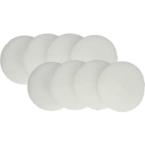 vhbw 8x Pollen Filter Replacement for Zehnder 527006550 for Ventilation Devices - Air Filter White