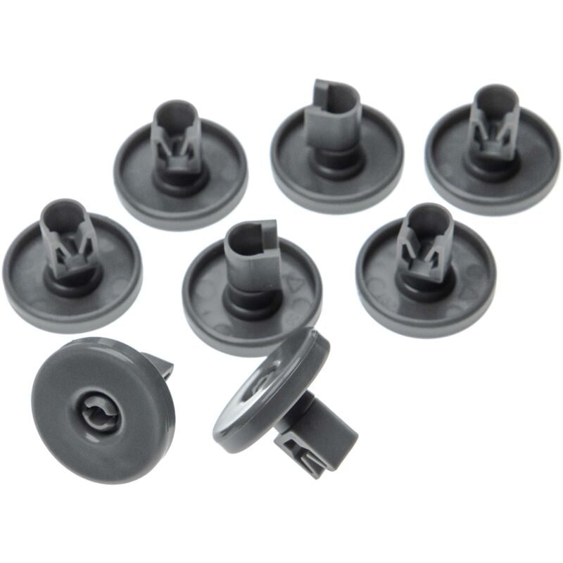 8x Ruota per cestello inferiore compatibile con