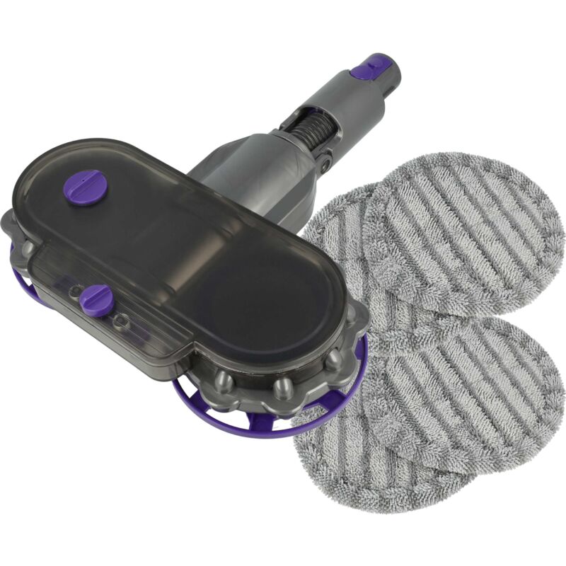 

Accesorio de fregona eléctrica compatible con Dyson V15 Detect Absolute aspiradora - incl. tanque de agua + 4 almohadillas - Vhbw