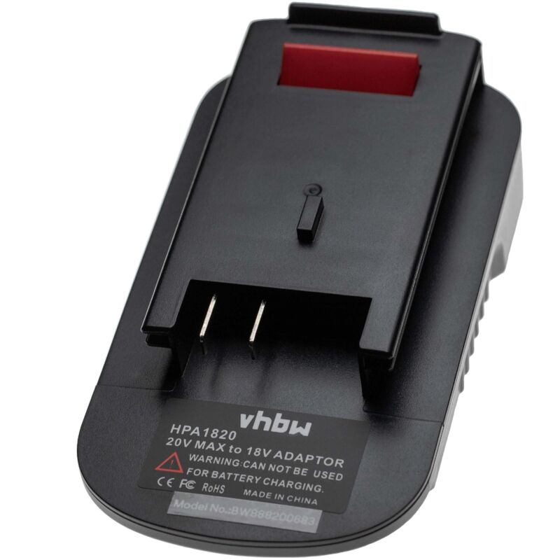 

Adaptador batería compatible con Black & Decker herramienta / batería - Adaptador para baterías 20 V Li-Ion - Vhbw