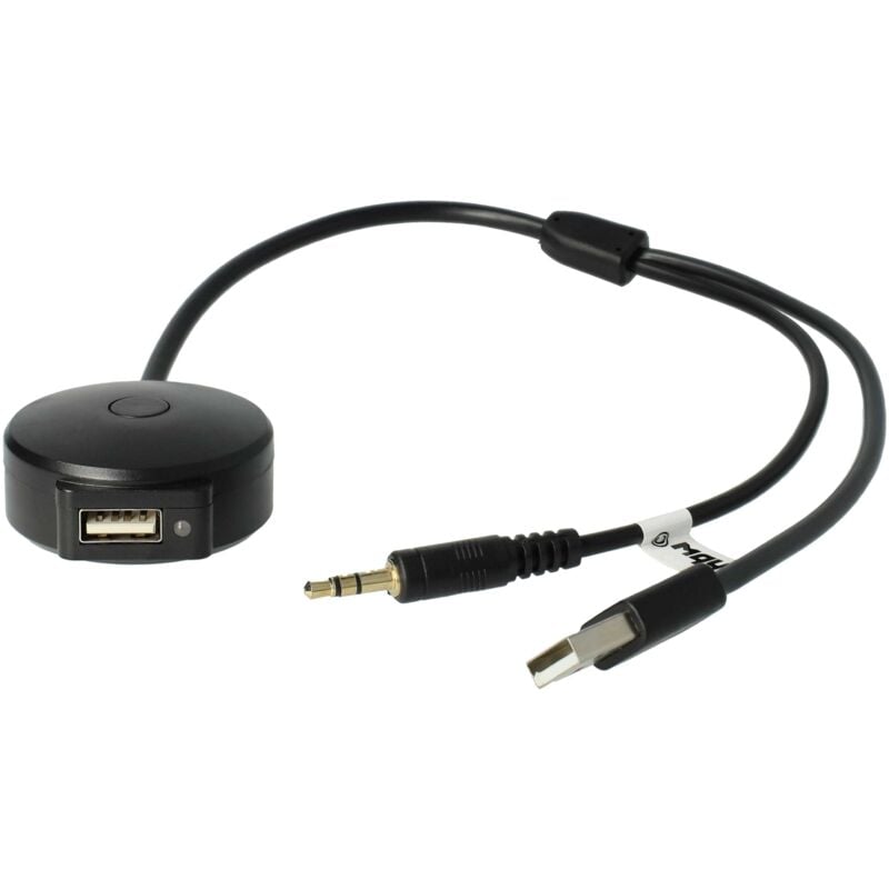 Câble adaptateur aux usb pour radio de voiture (30 cm) compatible avec bmw de 02/2009 Z4 - usb, Bluetooth - Vhbw