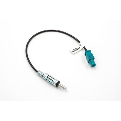 vhbw Adaptateur d'antenne Fakra Din 150 Ohm compatible avec antenne Audi, BMW, Citroen, Dacia, Fiat, Mercedes, Peugeot, Seat, Skoda, VW