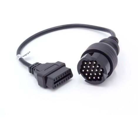 Vhbw – Adaptateur OBD2 vers OBD1 19 broches pour Porsche 911, 928, 944, 986, 987, 993, 996, 997 – Connexion diagnostic fiable