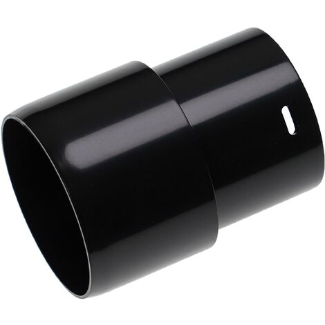 vhbw Adaptateur pour tuyau 58 mm compatible avec Rowenta Aquavac, Ghibli, Sorma, Bully aspirateur - Raccordement du tuyau, noir