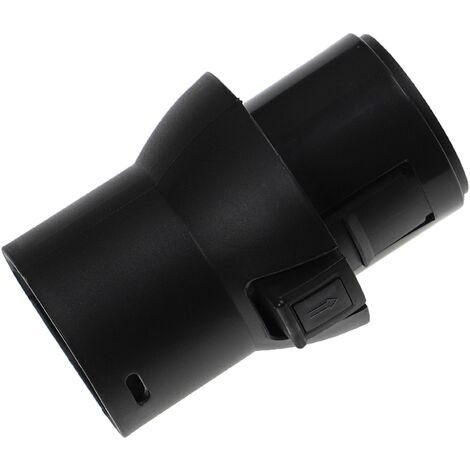 vhbw adattatore compatibile con Miele Titanium, Tealite Blue, THE SOLUTION aspirapolvere - Raccordo, attacco per tubo flessibile, nero