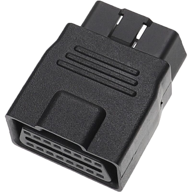 Image of Adattatore obd spina standard da 16 pin su presa standard da 16 pin per auto, autovetture, camion - Adattatore di connessione OBD2 - Vhbw