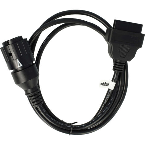 vhbw adattatore OBD2 10 Pin su OBD2 16Pin compatibile con BMW K 1200 S K40 moto - 150 cm