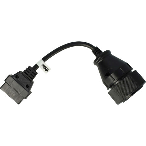 vhbw adattatore OBD2 OBD1 37Pin su OBD2 16Pin compatibile con MAN autocarro - 20 cm