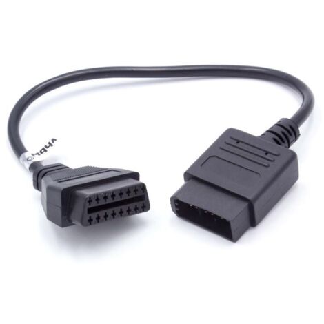 vhbw adattatore OBD2 OBD1 a 14 pin a OBD2 compatibile con Alfa Romeo auto - 30 cm