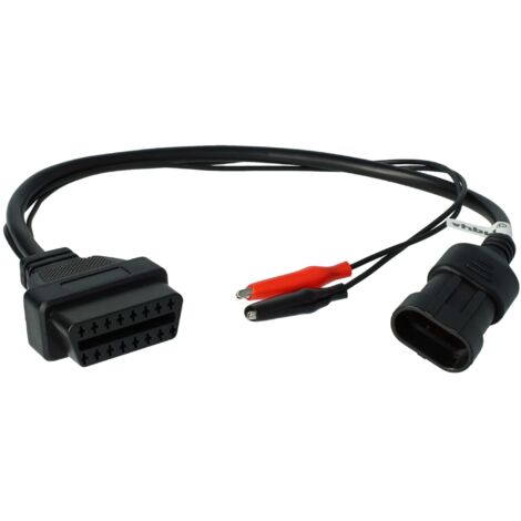 vhbw adattatore OBD2 OBD1 a 3 pin a OBD2 compatibile con Alfa Romeo auto - 30 cm