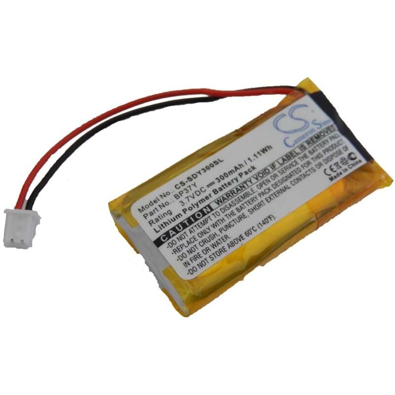 Image of Vhbw - Akku Ersatz für BP37Y für Hundehalsband Hunde-Trainer (300mAh, 3,7V, Li-Polymer)