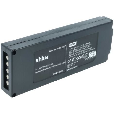 vhbw Akku Ersatz für Cattron-Theimeg B5018-00061, BT081-00053 für Fernbedienung Remote Control (2000mAh, 10,8V, NiMH)
