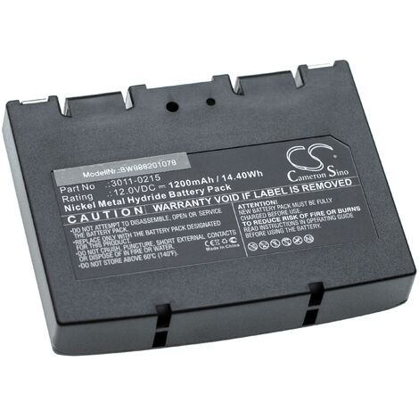 vhbw Akku Ersatz für Minelab 3011-0215 für Metalldetektor (1200mAh, 12V, NiMH)