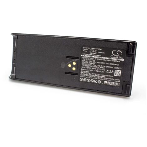 vhbw Akku Ersatz für Motorola NTN7143A, NTN7143, FuG11b, NTN7143R, NTN7143CR, NTN7143B für Funkgerät, Walkie Talkie (1800 mAh, 7,4 V, Li-Ion)