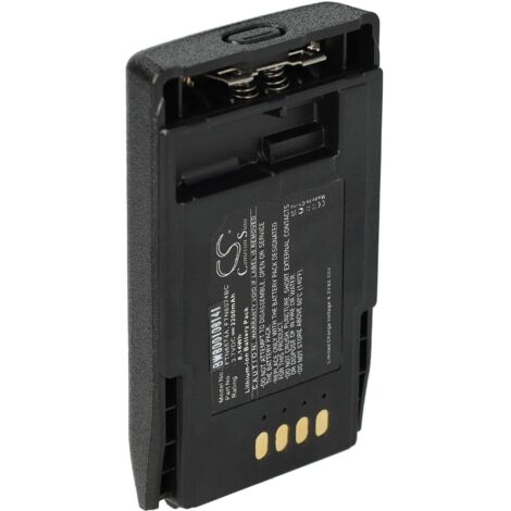 vhbw Akku Ersatz für Motorola PMNN4351B, PMNN6074 für Funkgerät, Walkie Talkie (2200 mAh, 3,7 V, Li-Ion)