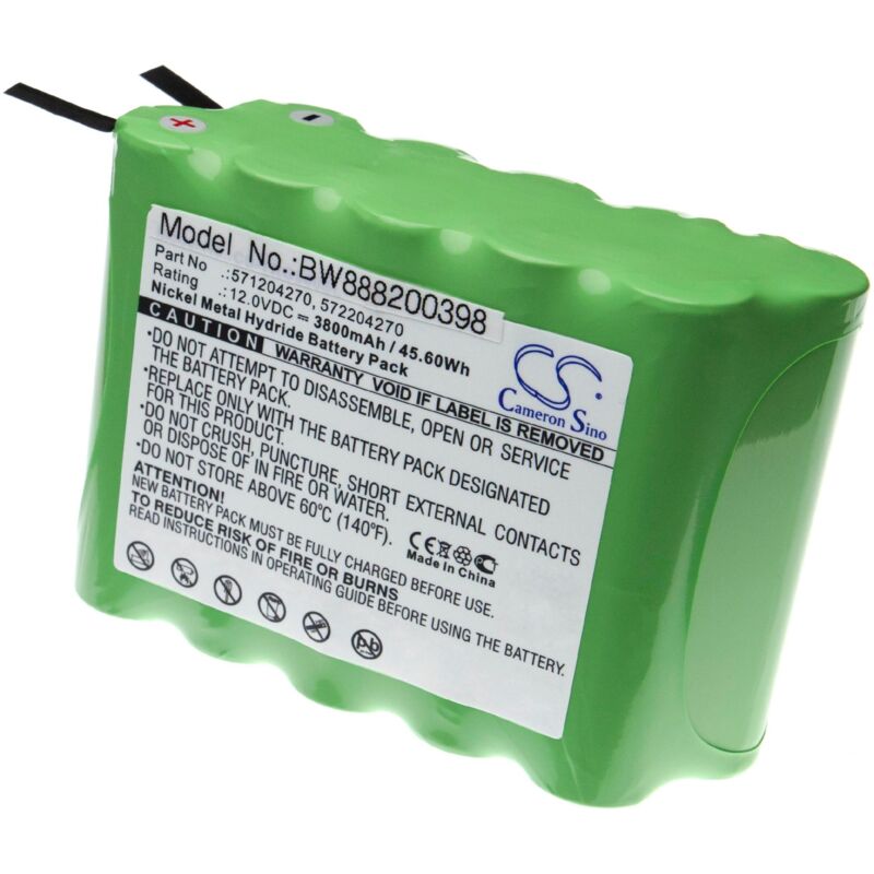 Akku kompatibel mit Trimble Focus 10, 5603, 5605 Lasermessgerät, Messgerät (3800mAh, 10V, NiMH) - Vhbw