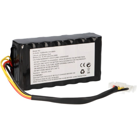 vhbw Akku kompatibel mit AL-KO Robolinho 82, 82.8, 116, 3000, 3100, 4000, 4100 Rasenmäher Rasenroboter (5200mAh, 25,9V, Li-Ion)