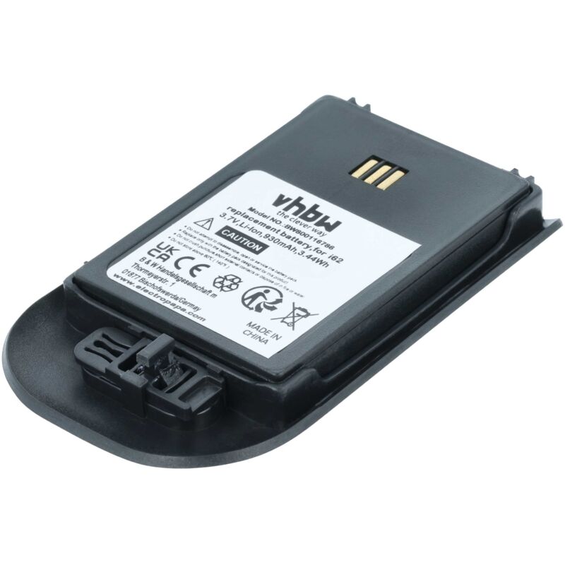 Vhbw - Akku kompatibel mit Atos Unify Openscape WL4 schnurlos Festnetz Telefon (930mAh, 3,7V, Li-Ion) schwarz