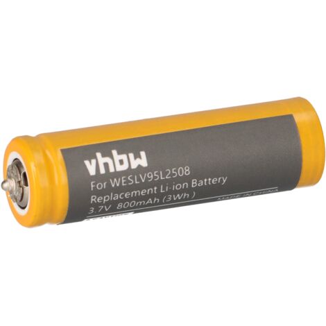 vhbw Akku kompatibel mit Braun C + R 8374, 8377, 8385 Rasierer Haarschneider (680mAh, 3,7V, Li-Ion)