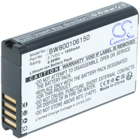 vhbw Akku kompatibel mit Garmin Alpha 100 Handheld, Monterra GPS Navigation Navi (1800 mAh, 3,7 V, Li-Ion)