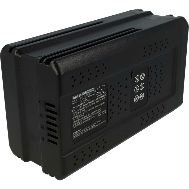 Image of Vhbw - Akku kompatibel mit Greenworks PC82ST Rasenmäher Akku-Gartengerät (4000mAh, 82V, Li-Ion)