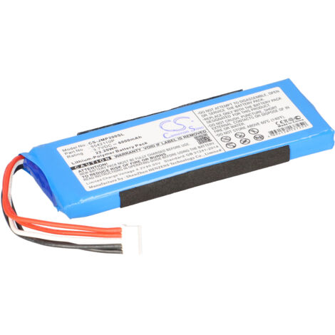 vhbw Akku kompatibel mit JBL Pulse 2, 2Blkus Lautsprecher Boxen Speaker (6000mAh, 3,7V, Li-Polymer)