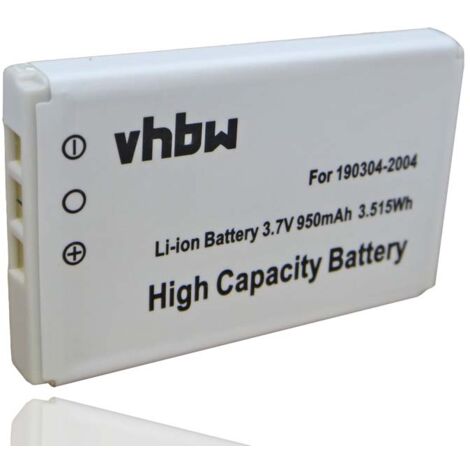 vhbw Akku kompatibel mit Logitech MX-890, MX-880, R-1G7 Fernbedienung Remote Control (950 mAh, 3,7 V, Li-Ion)