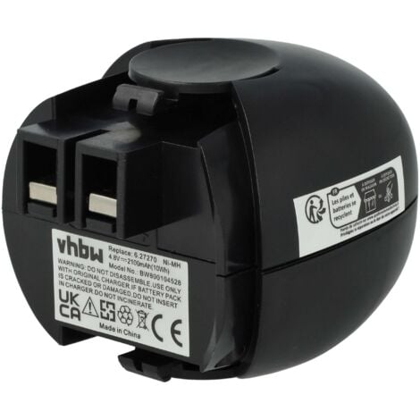 vhbw Akku kompatibel mit Metabo Powergrip2, Powergrip 2, Powergrip II Elektrowerkzeug (2100mAh NiMH 4,8 V)