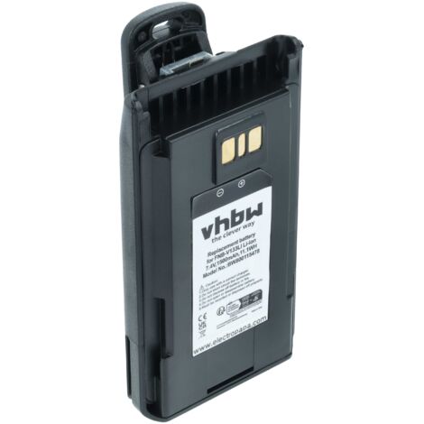vhbw Akku kompatibel mit Motorola EVX-531, EVX-534, EVX-539, VX-261, VX-264, VX-451 Funkgerät, Walkie Talkie (1500 mAh, 7,4 V, Li-Ion)