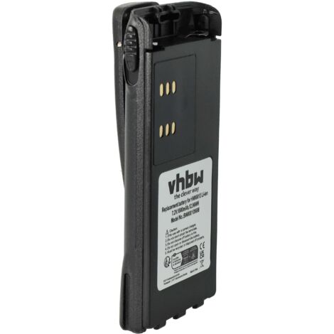 vhbw Akku kompatibel mit Motorola GP330 Funkgerät, Walkie Talkie (1800mAh, 7,2V, Li-Ion)