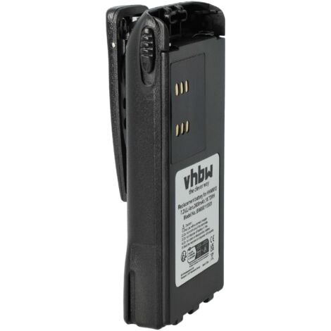 vhbw Akku kompatibel mit Motorola GP330 Funkgerät, Walkie Talkie (2600mAh, 7,4V, Li-Ion)