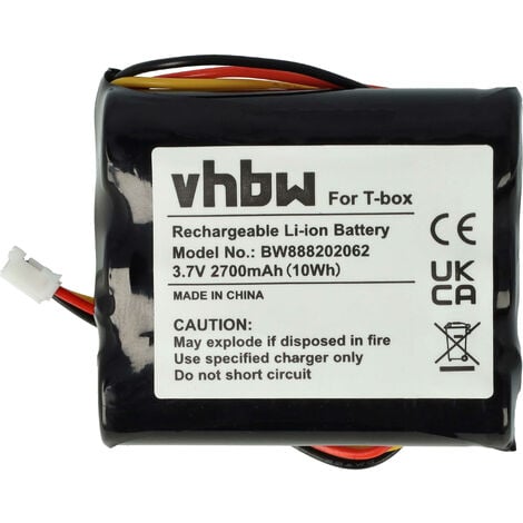 vhbw Akku kompatibel mit tonies Toniebox Hörspielbox (2700 mAh, 3,7 V, Li-Ion)