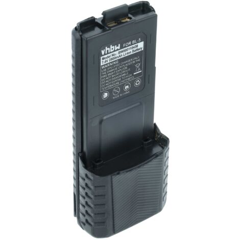 vhbw Akku kompatibel mit TYT TH-F8, TH-F9 Funkgerät, Walkie Talkie (2800 mAh, 7,4 V, Li-Ion)