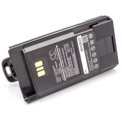 vhbw Akku kompatibel mit Vertex / Yaesu VX-454, VX-451, VX-450, VX-459 Funkgerät, Walkie Talkie (2600 mAh, 7,4 V, Li-Ion)