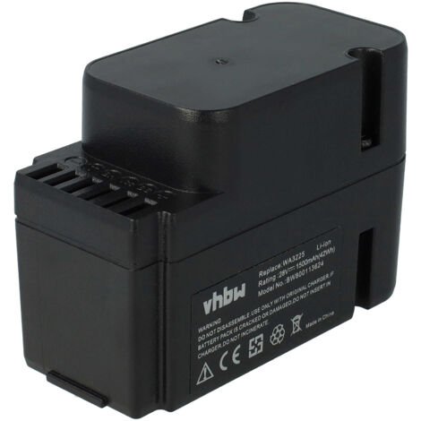 vhbw Akku kompatibel mit Worx Landroid L1500i WG798E, M 500B WG755E, M WG794E, M WG794EDC Mähroboter ersetzt WA3225, WA3565 - (Li-Ion, 1500mAh, 28V)